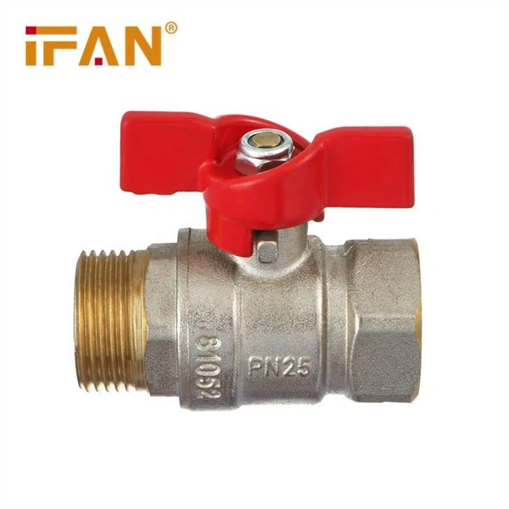 Butterfly Handle Brass Ball Valve FM