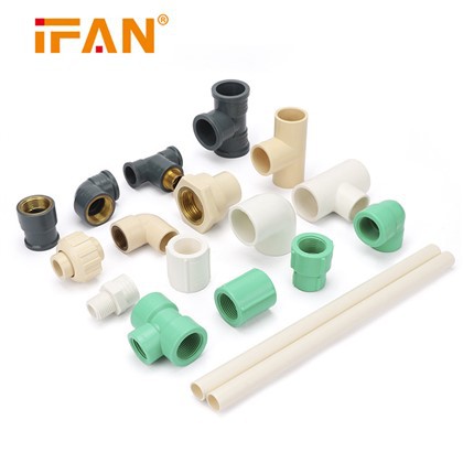 जल आपूर्ति के लिए पीवीसी सीपीवीसी पाइप फिटिंग