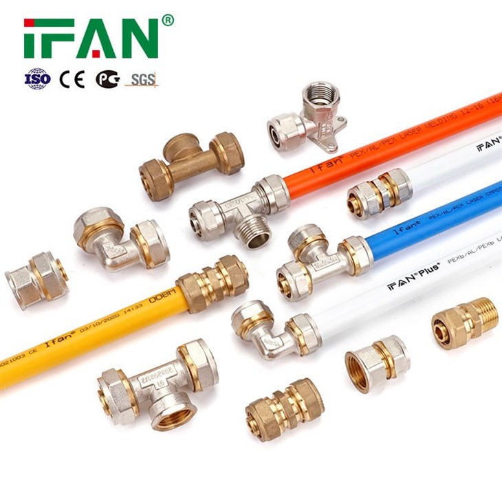 Plumbing Compression Fittings For PEX Systems factory